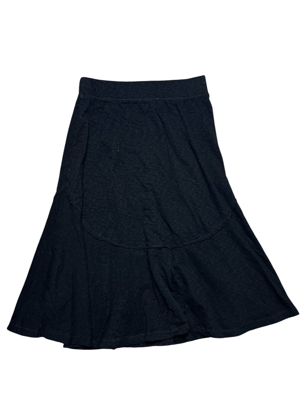 FP Beach Black Flowy Boho Midi Skirt Size Small - Picture 1 of 4